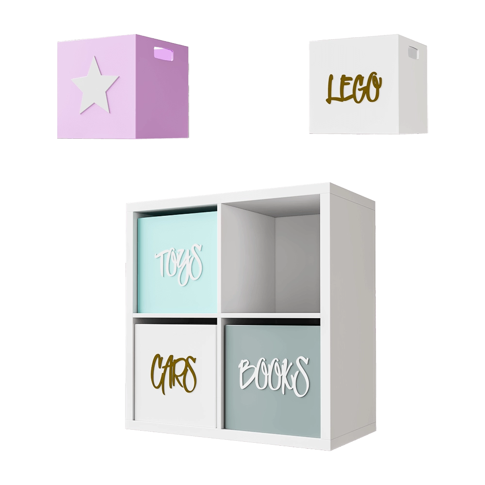 KKhome - Toy box with cover 3D Model