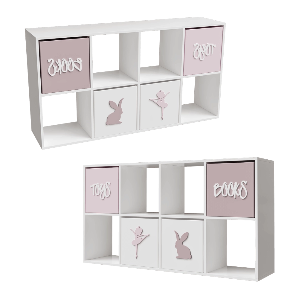 KKhome - Toy rack with drawers 3 3D Model