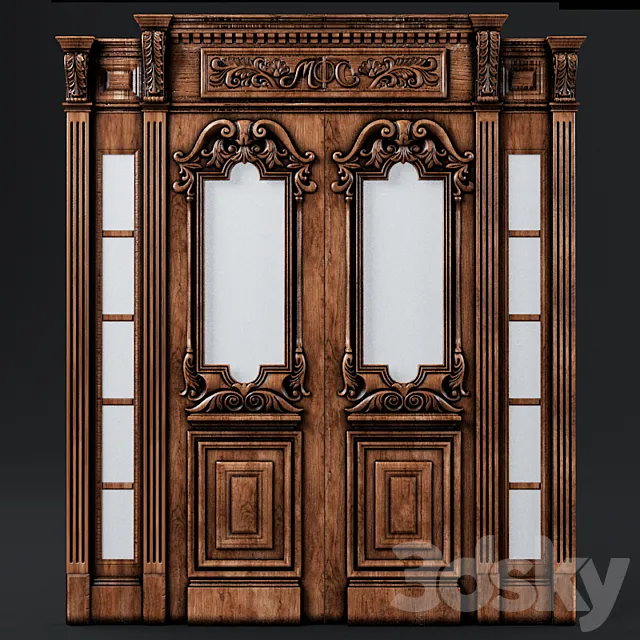 klassicheskii dver 3D Model