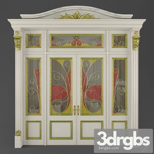 Klassichieskaia Door 13 3D Model Free