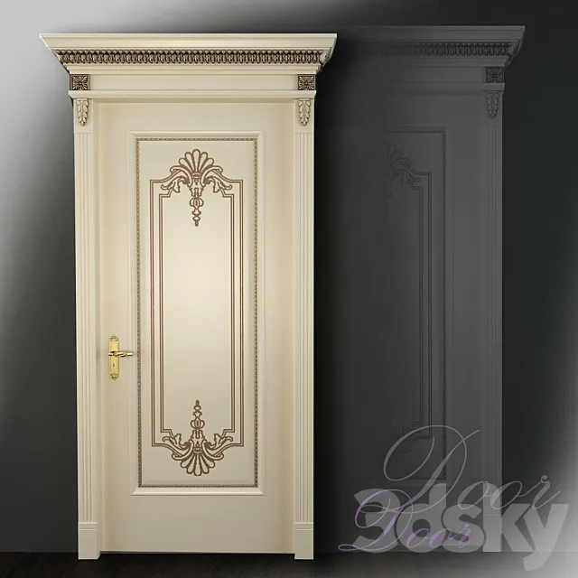 Klassik door 3D Model