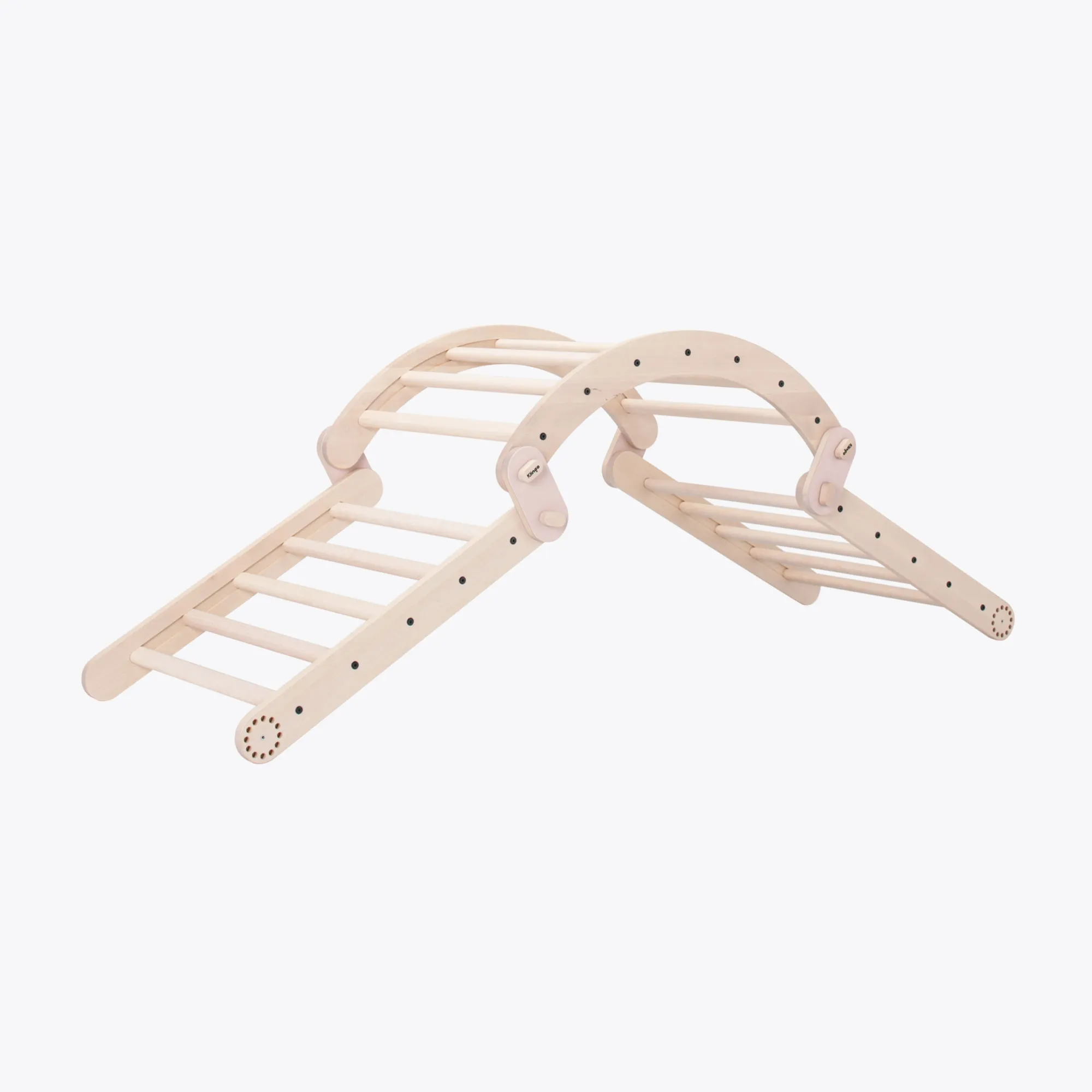 Klingo kids - Klingo climbing triangle bigi archi birch powder 1 3D Model