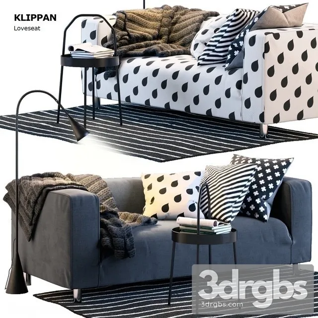 Klippan Sofa 3D Model Free