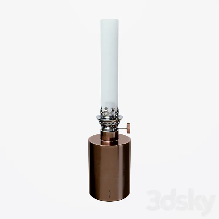 Klong PATINA small Oil Lamp 3D Model Free