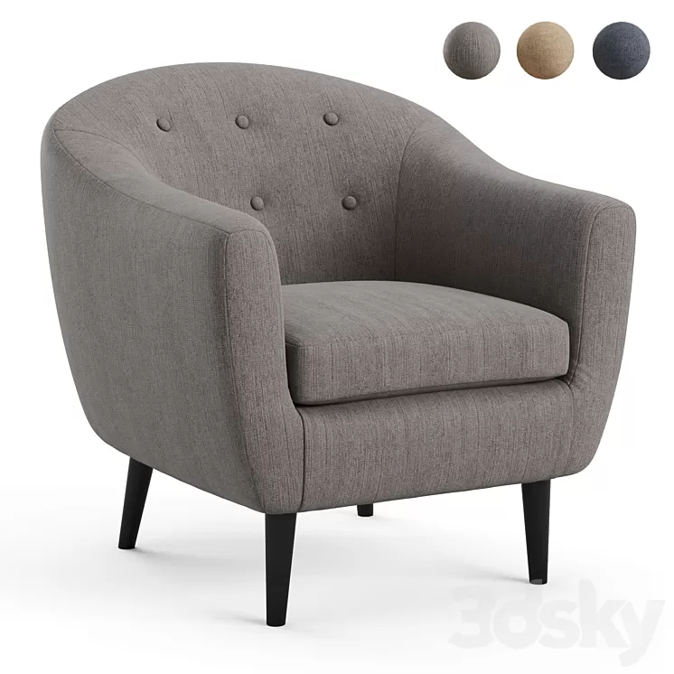 Klorey Chair Ashley Furniture 3D Model