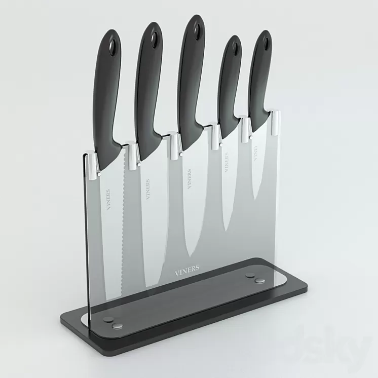Knife block 3D Model