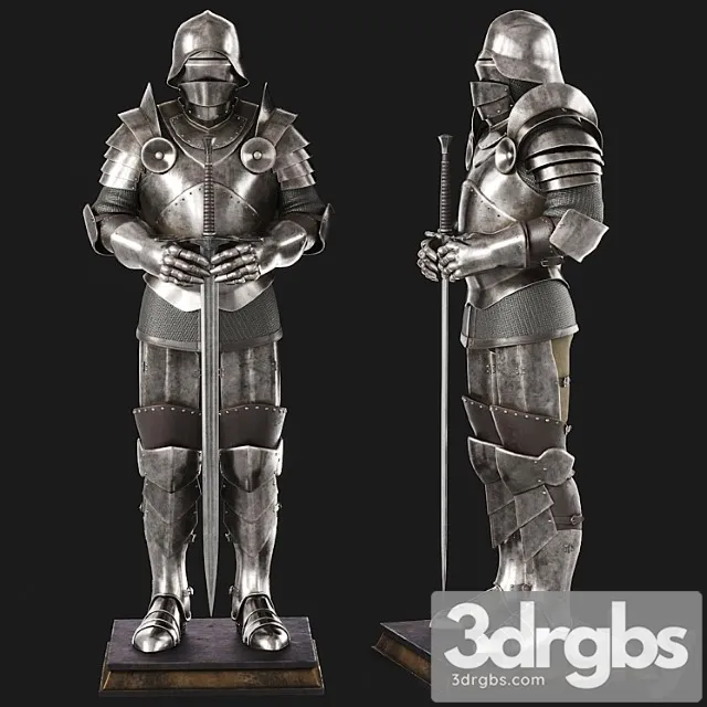 Knight armour 3D Model Free