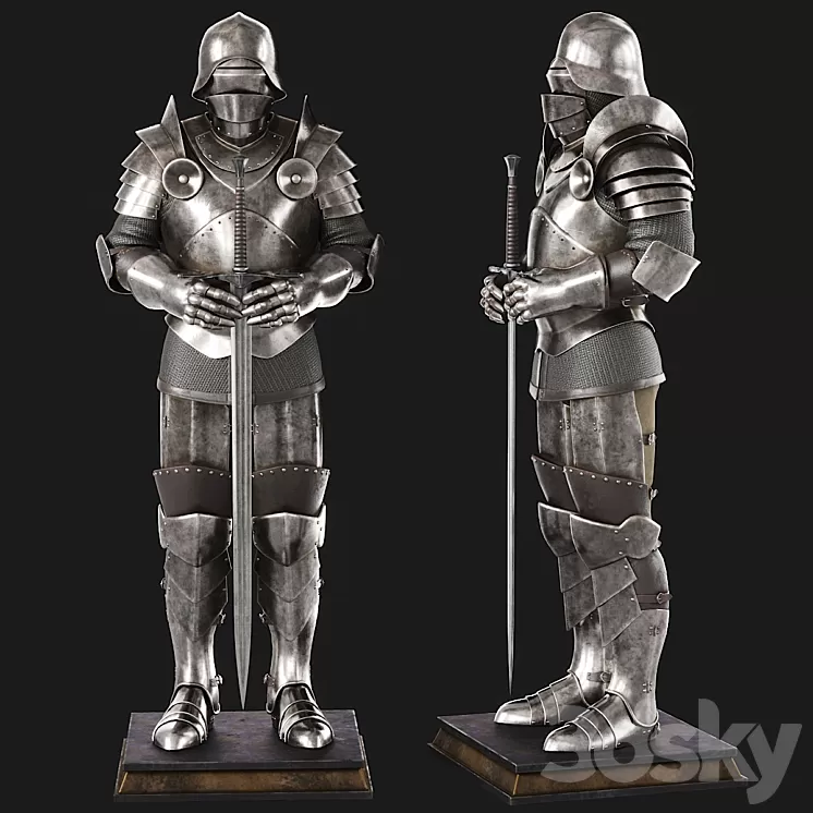 Knight armour 3D Model
