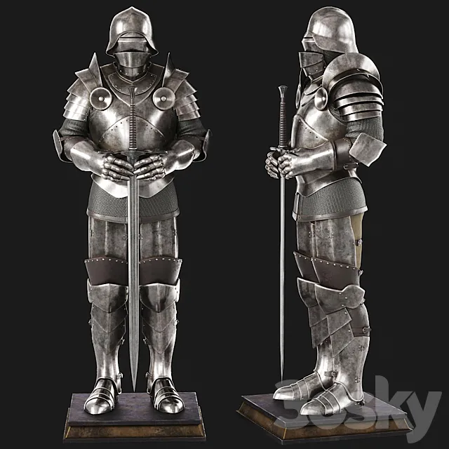 Knight armour 3DModel