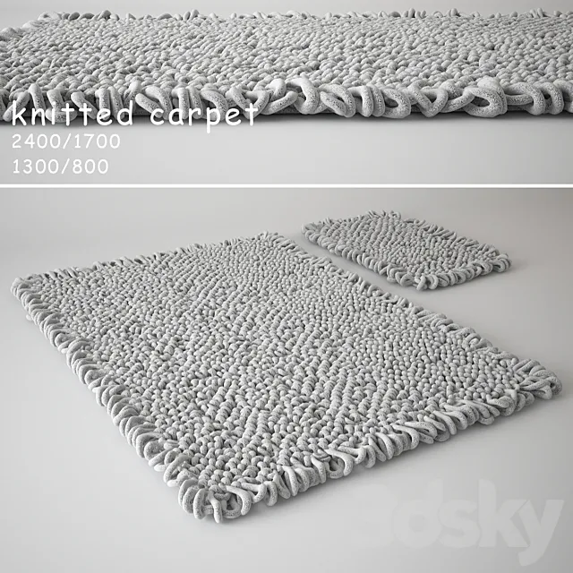 Knitted Carpet 05 3DModel