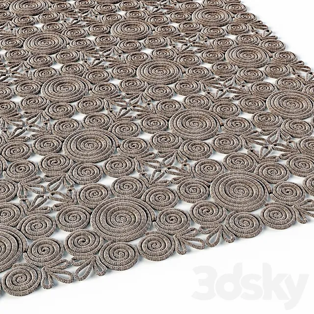 knitted carpet 3D Model