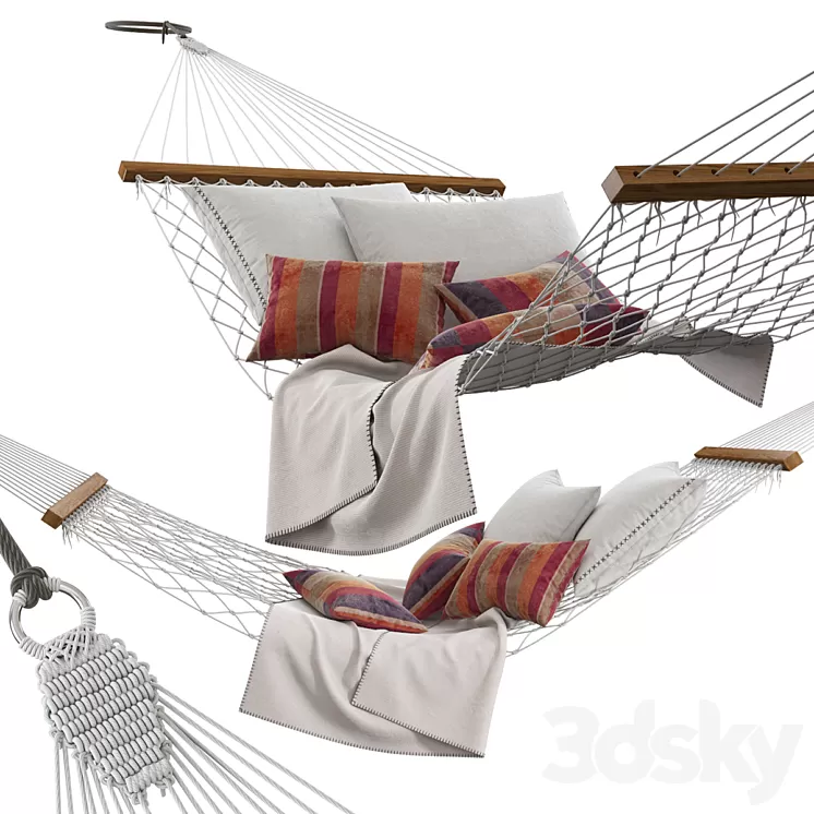 Knitted hammock