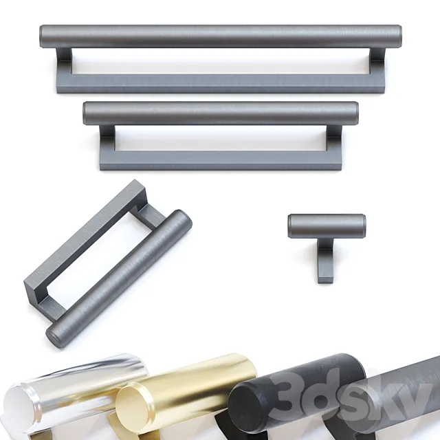 KNOB HOUSE - furniture handles Set 4 Free Download