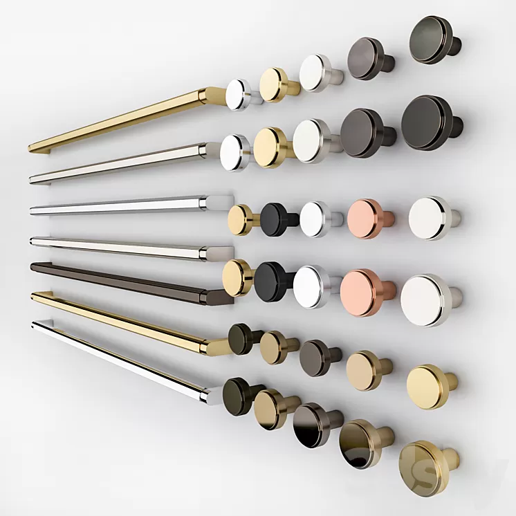 Knob House R3 Pen Set 3D Model