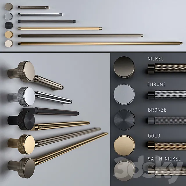 Knob set R1 KNOB HOUSE 3DModel