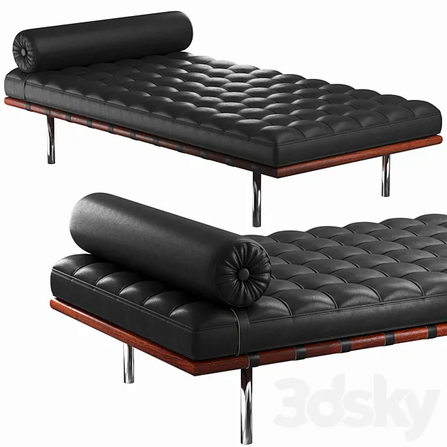 KNOLL BARCELONA day bed 3D Model