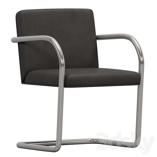 Knoll Brno Chair Tubular 3D Model