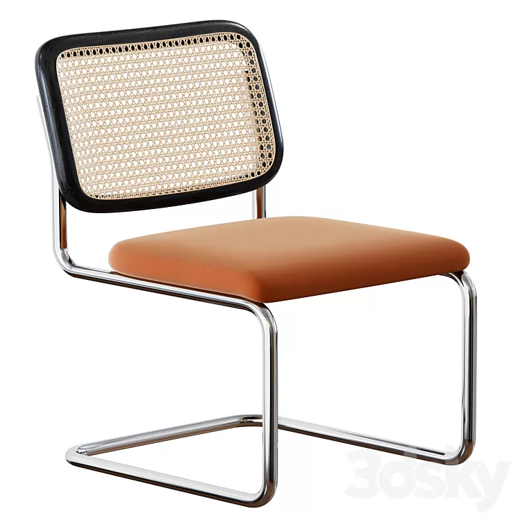 Knoll Cesca Stool Marcel Breuer 3D Model Free