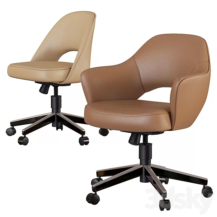 Knoll Saarinen Executive Armchair Conference 3D Model