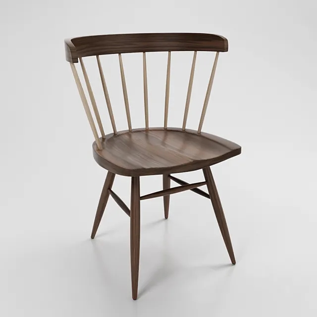 Knoll Straight Chair 3D Model