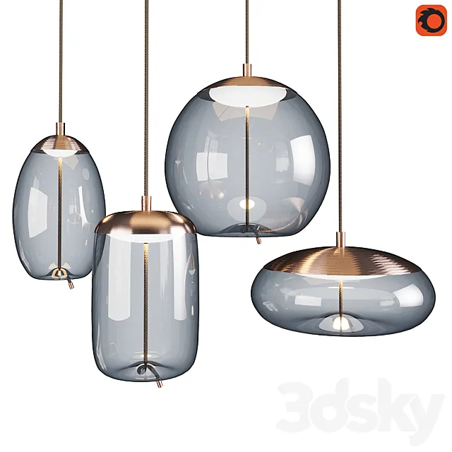 Knot Brokis Pendant Light Kit 3DModel