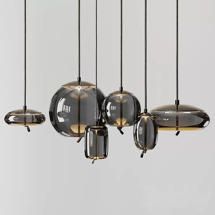 Knot Disco LED Pendant 3D Model