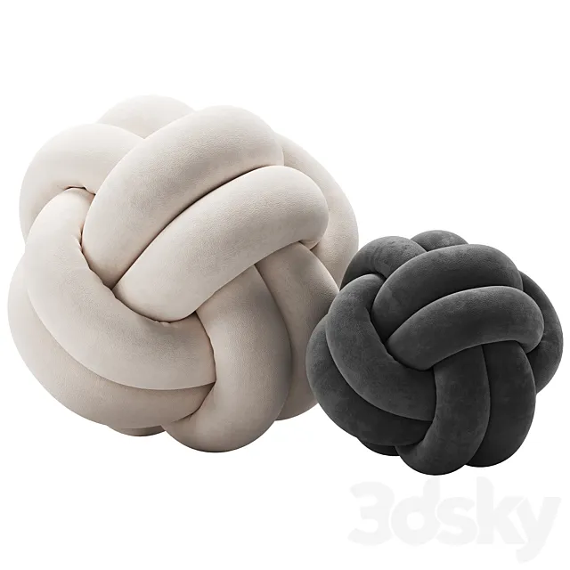 Knot Pillow 2 Layers 3DModel