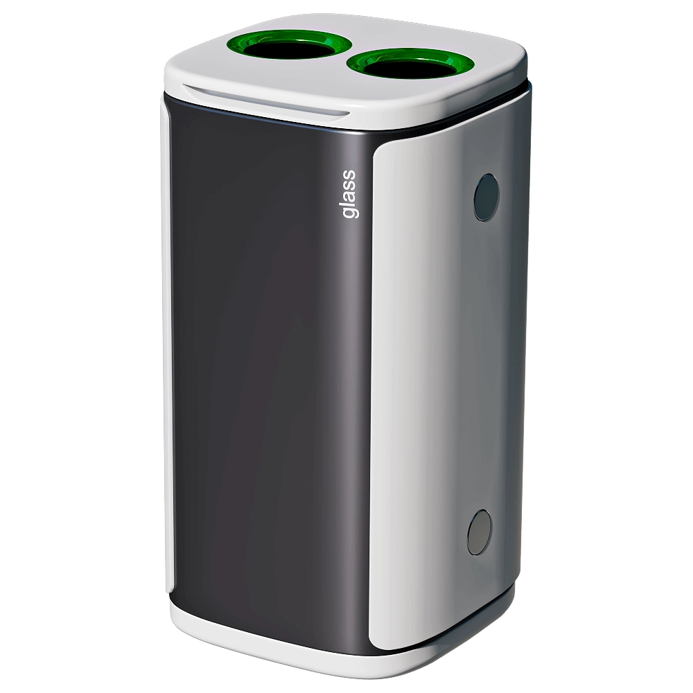 Kobra - Glass waste bin WASTEE 3D Model