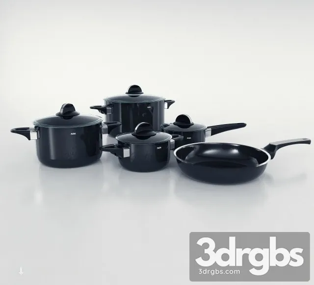 Kochtopf Set Silit 3D Model Free