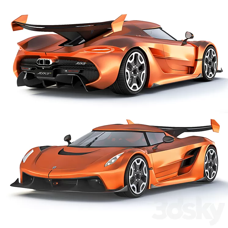 Koenigsegg Jesko 2019 3D Model