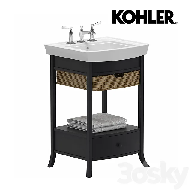 KOHLER ARCHER K-2449 Dressing table 3DModel
