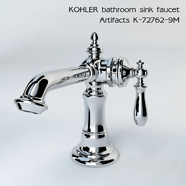 KOHLER bathroom sink faucet Artifacts K-72762-9M 3D Model