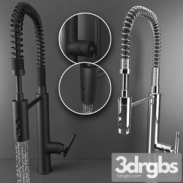 Kohler Purist Kitchen Faucet 3D Model Free