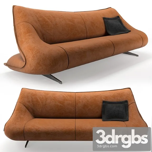 Koinor nellow sofa 2 3D Model Free