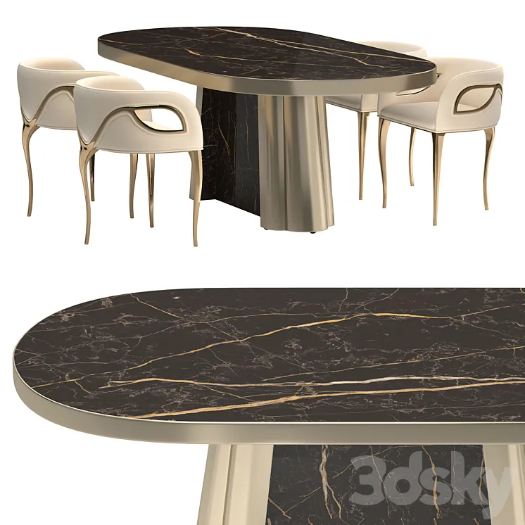 KOKET Dining table and chair Free Download