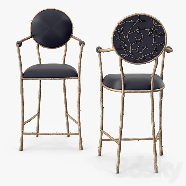 Koket Enchanted Bar Stool 3D Model