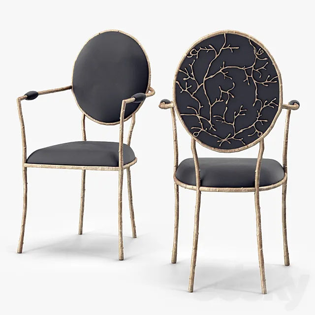 Koket Enchanted Dining Chair 3D Model