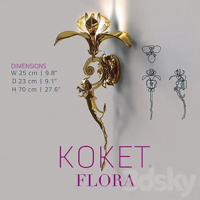 Koket Flora 3D Model