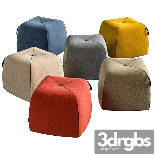 Koleksiyon suri pouf 2 3D Model Free