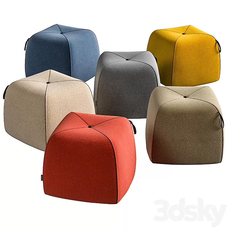Koleksiyon Suri Pouf 3D Model