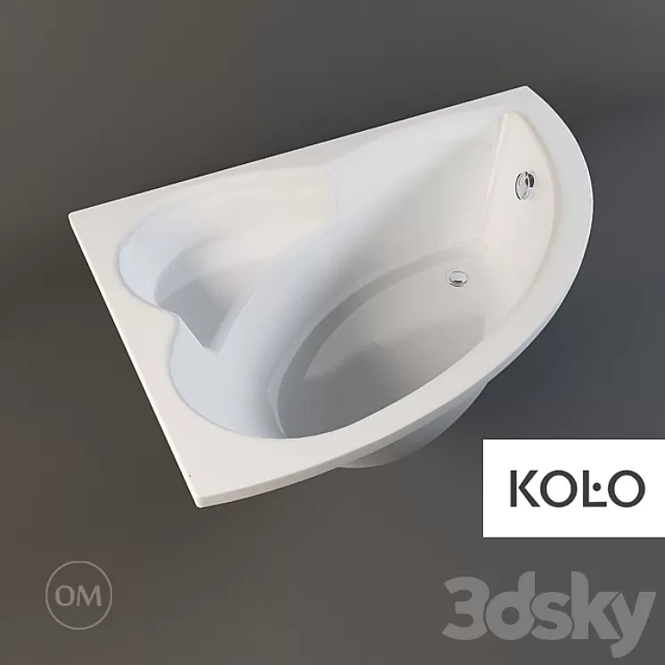 KOLO Bath neo plus 150x100cm L 3D Model