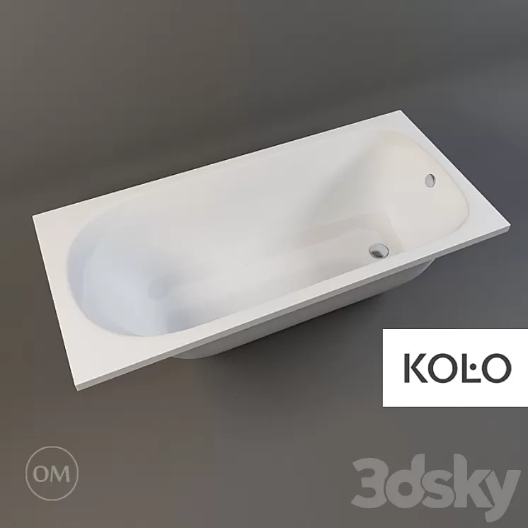 KOLO Bath SPARK 160x75 cm 3D Model