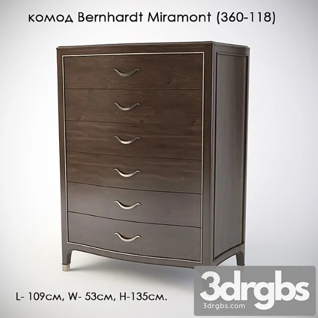 Komod Bernhardt Miramont 360 118 3D Model Free