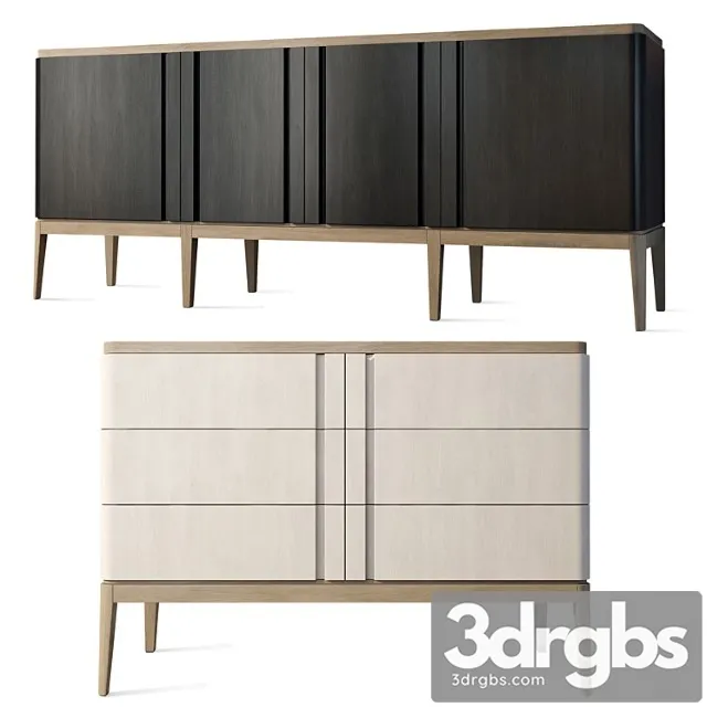 Komod Bufet Sideboard Dresser Icons Panormo 3D Model Free