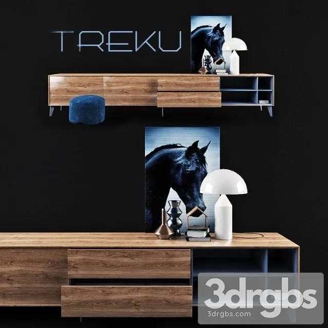 Komod Treku 3D Model Free