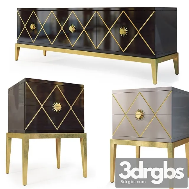 Komod Tv Tumba I Tumba Prikrovatnaia Gatsby Nightstand Tv Stad By Cavio Casa 3D Model Free