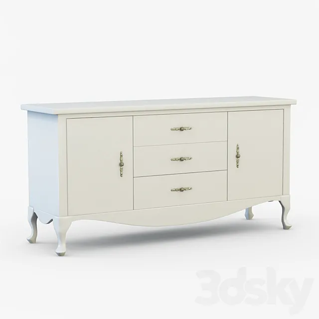 Komoda glamour kod KG 02 3D Model