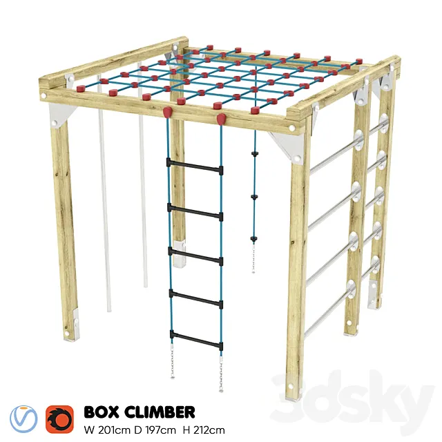 KOMPAN. CLIMBER "BOX" 3D Model