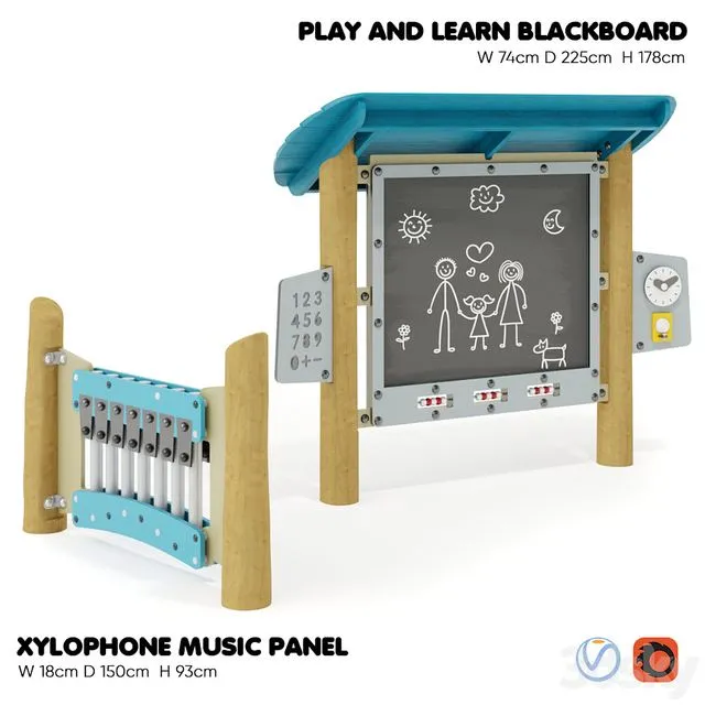 KOMPAN. TRAINING EQUIPMENT 3D Model