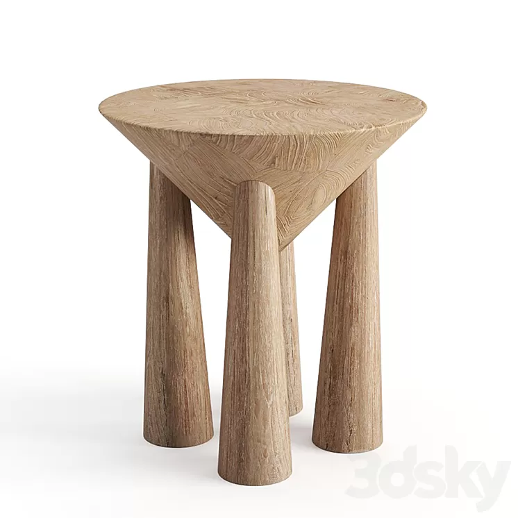 Kongo Side Table 3D Model Free